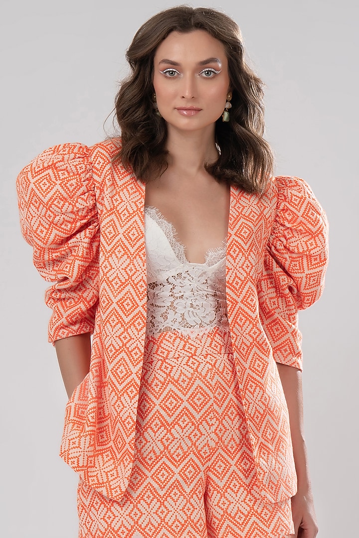 Orange Cotton Co-Ord Set by IKI CHIC at Pernia's Pop Up Shop