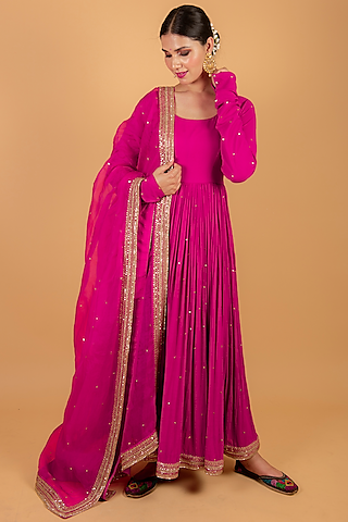 Ikshita Choudhary - Red Cotton Churidar For Women