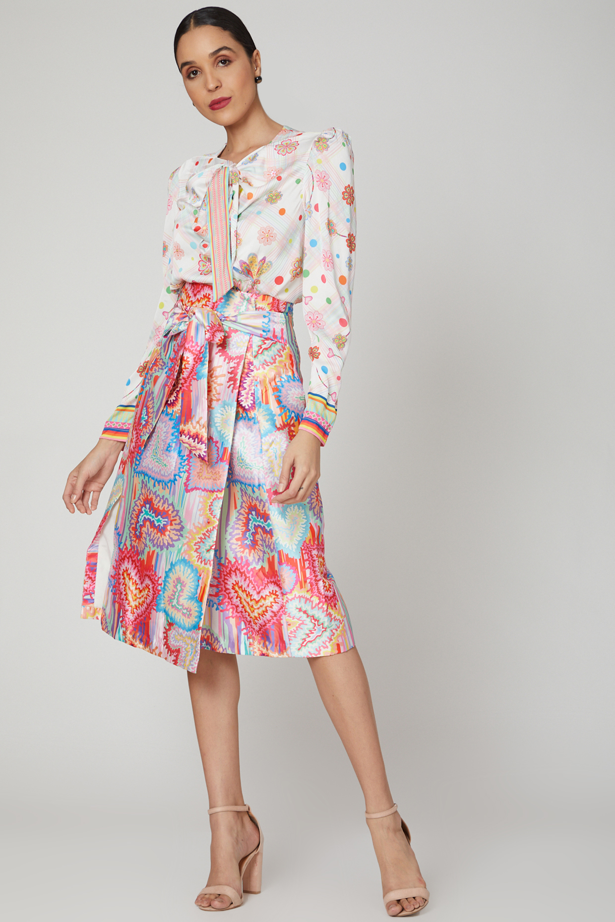 Multi Colored Embroidered Top by Manish Arora at Pernia's Pop Up Shop
