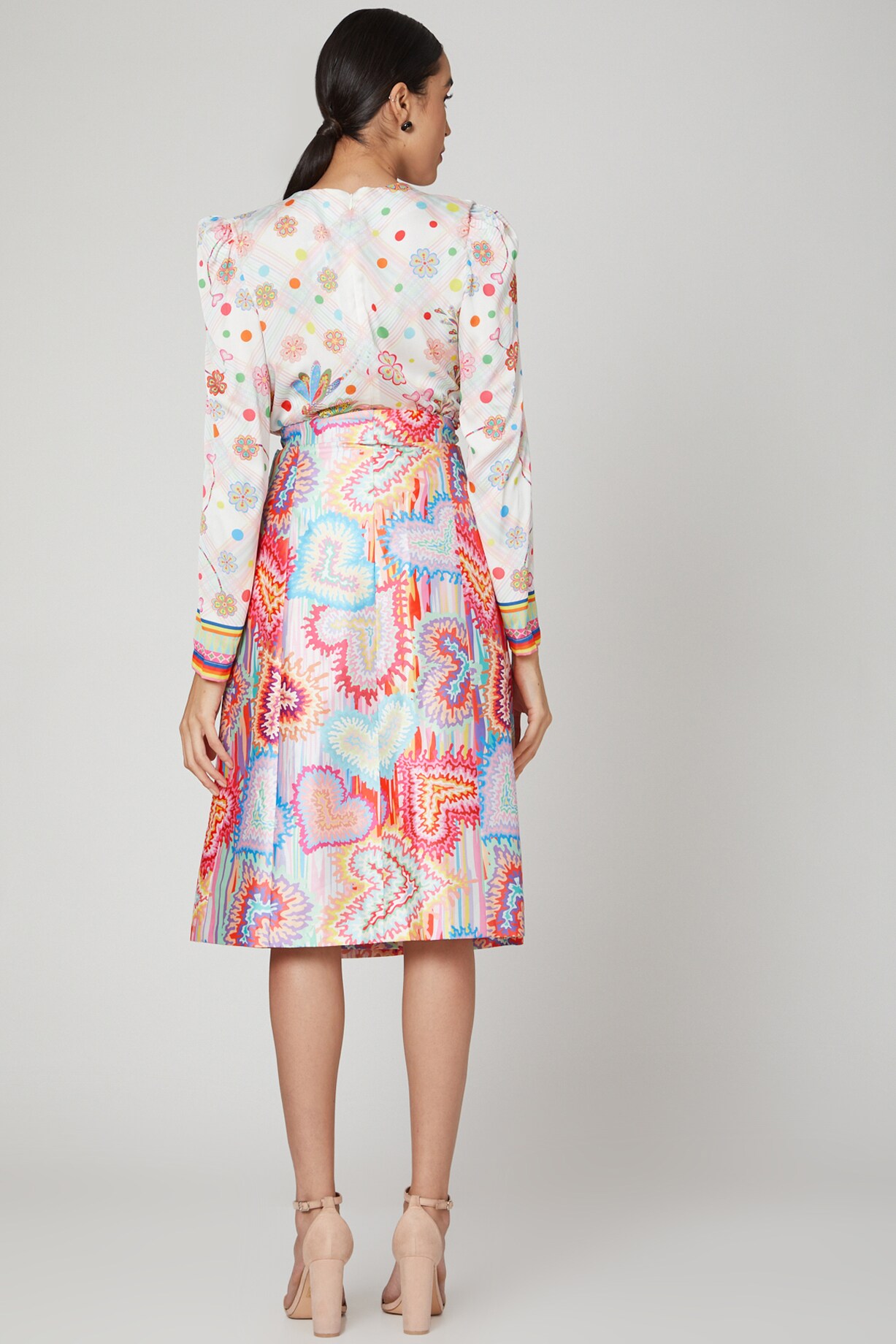 Multi Colored Embroidered Top by Manish Arora at Pernia