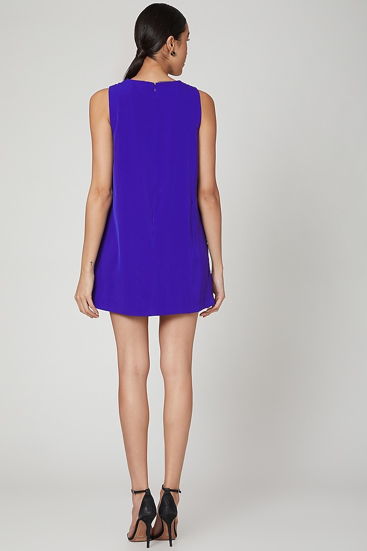 Multi Colored Embellished Cocktail Dress by Manish Arora at Pernia's Pop Up Shop