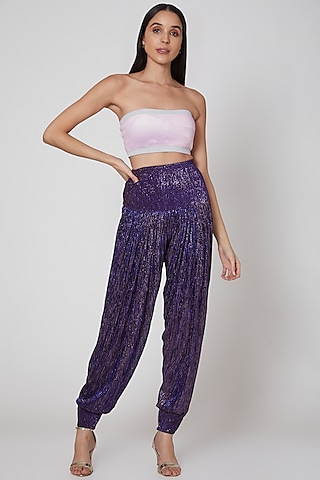 Blush Pink Tube Top by Manish Arora