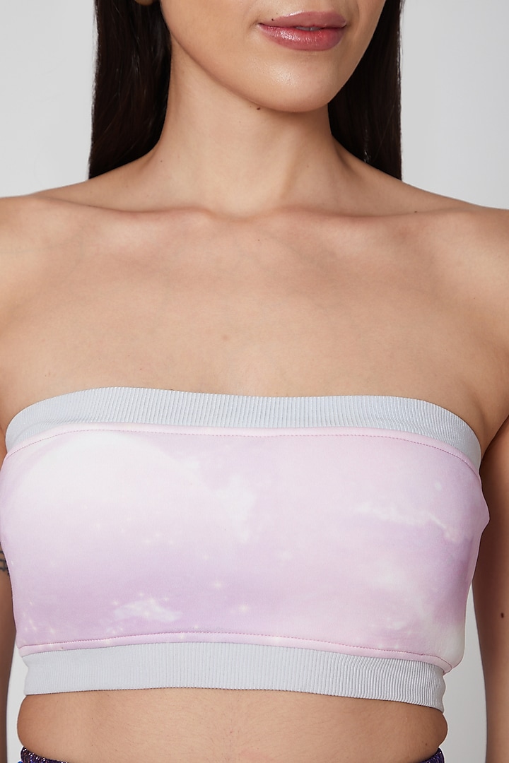 Blush Pink Tube Top by Manish Arora at Pernia's Pop Up Shop