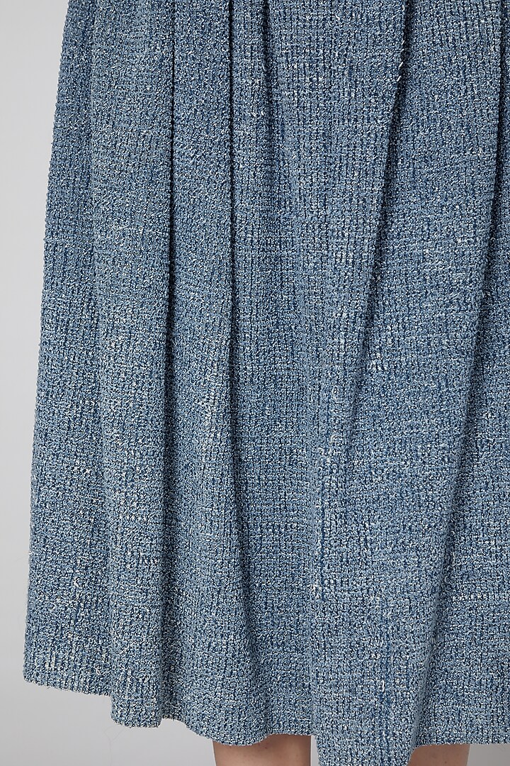 Grey Skirt With Gathers by Manish Arora at Pernia's Pop Up Shop