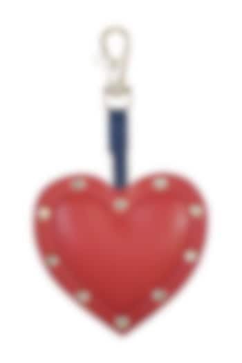 Red Genuine Leather Heart Charm by Immri