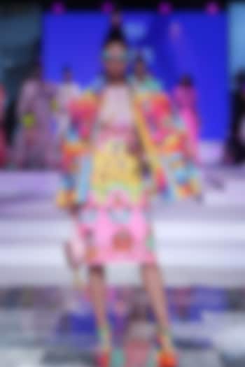 Multi Colored Utility Jacket by Manish Arora