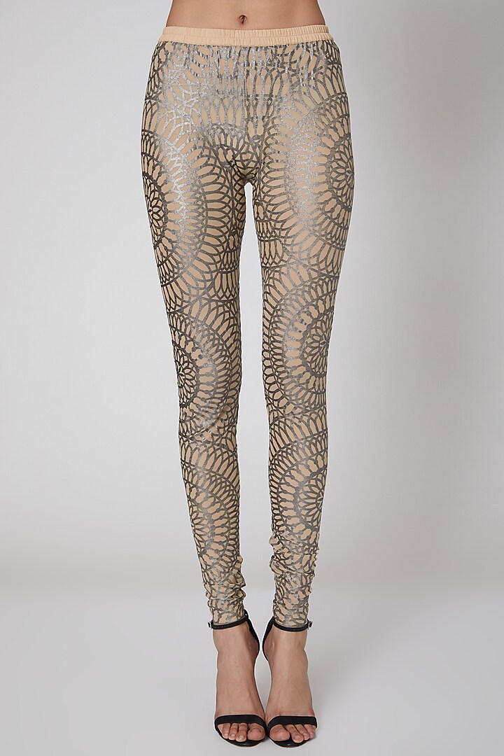 Gold & Silver Metallic Pants by Manish Arora at Pernia's Pop Up Shop