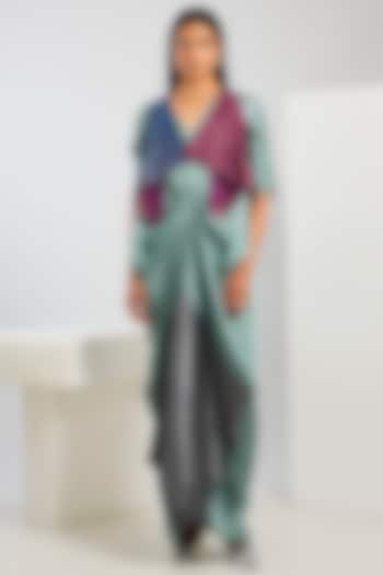 Multi-Colored Silk Brocade Gilet by Inca at Pernia's Pop Up Shop