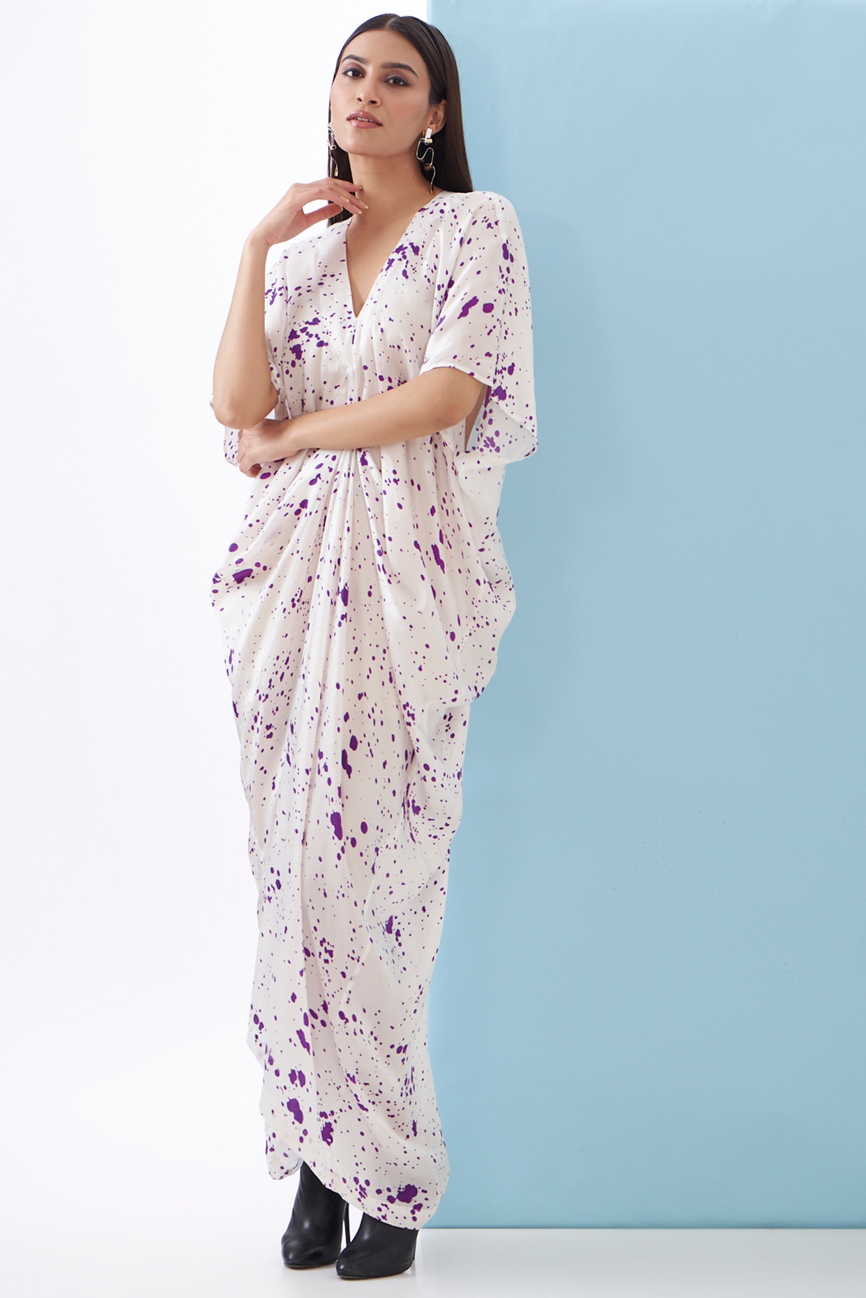 boho high waist lace maxi dress Zapakasa Women White Strapless Lace High-Low Boho Maxi Dress with Ruffles  V-Neck A Line Summer Dress