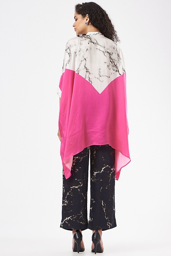 Black Linen Satin Pants by Inca at Pernia's Pop Up Shop