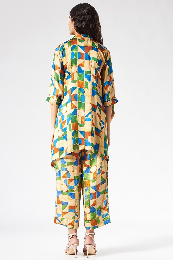 Multi-Colored Printed Co-Ord Set by Inca at Pernia's Pop Up Shop