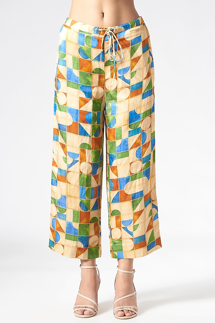 Multi-Colored Printed Co-Ord Set by Inca at Pernia's Pop Up Shop