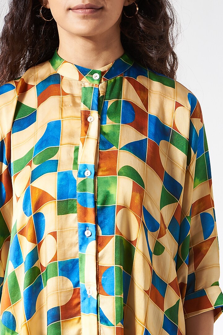 Multi-Colored Printed Co-Ord Set by Inca at Pernia's Pop Up Shop