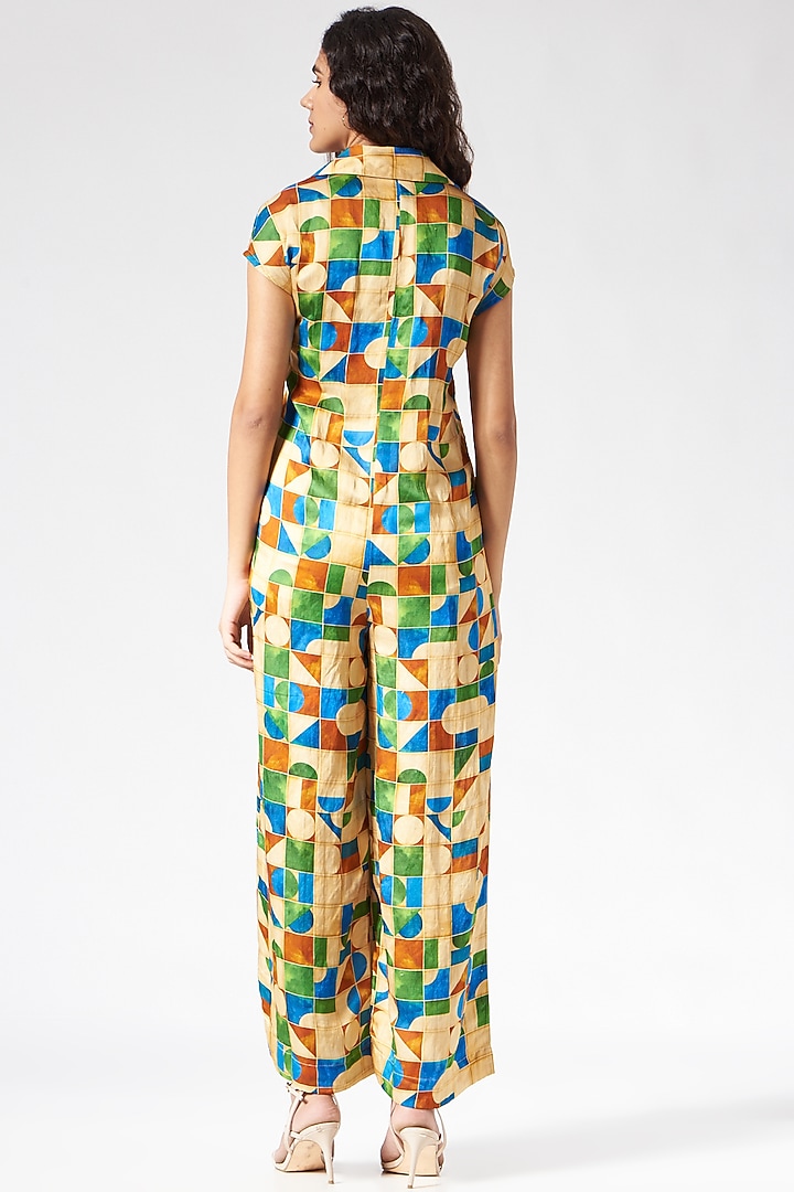 Multi-Colored Printed Jumpsuit by Inca at Pernia's Pop Up Shop
