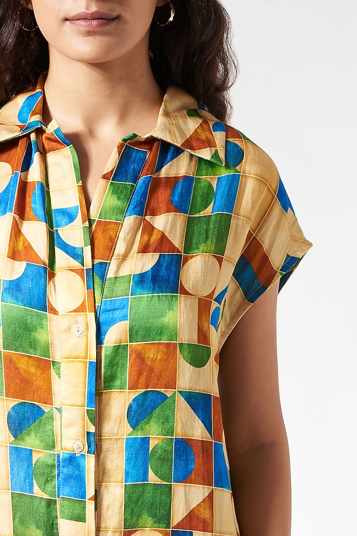 Multi-Colored Printed Jumpsuit by Inca at Pernia's Pop Up Shop