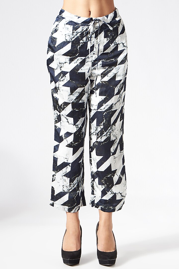 Black & White Printed Co-Ord Set by Inca at Pernia's Pop Up Shop