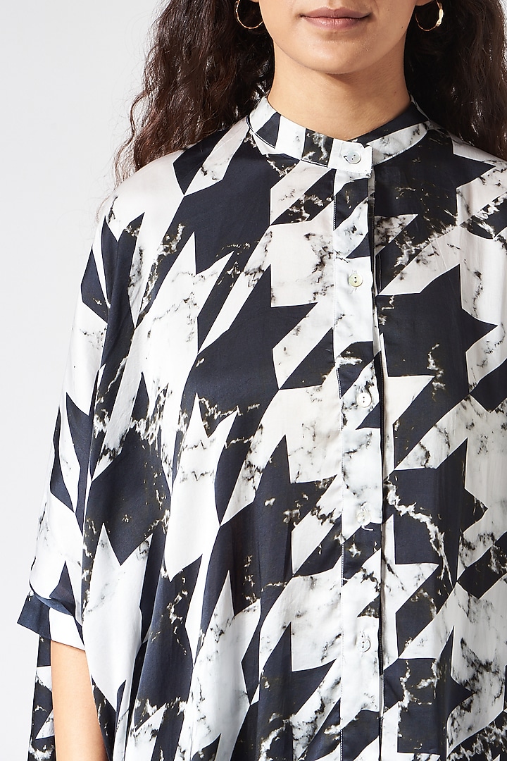 Black & White Printed Co-Ord Set by Inca at Pernia's Pop Up Shop