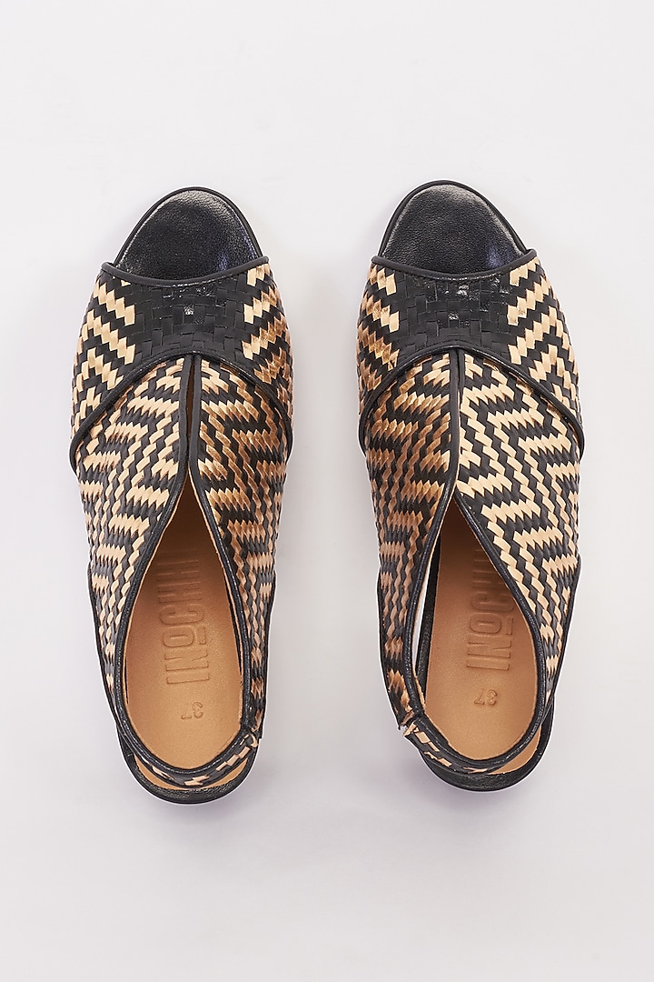 Black Leather Heels by Inochhi at Pernia's Pop Up Shop