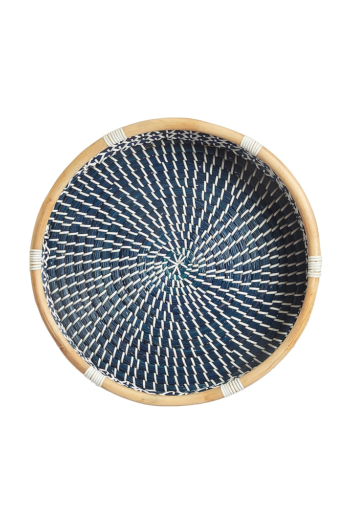 Blue Seagrass Serving Tray by Indique at Pernia's Pop Up Shop