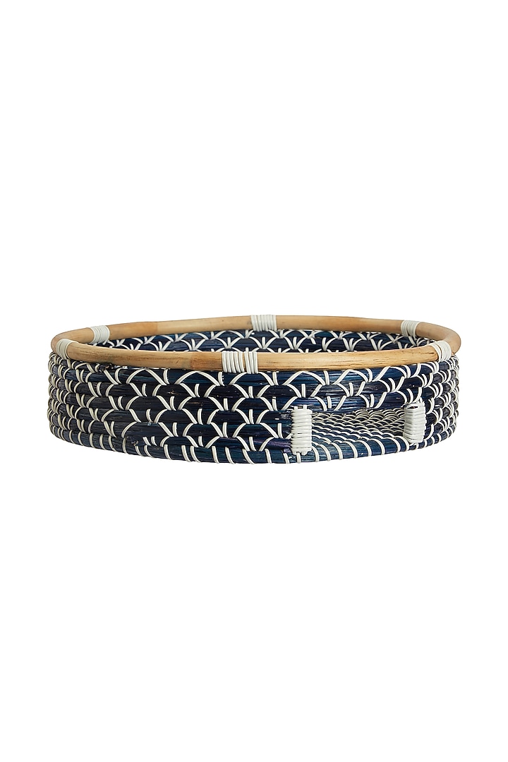 Blue Seagrass Serving Tray by Indique at Pernia's Pop Up Shop