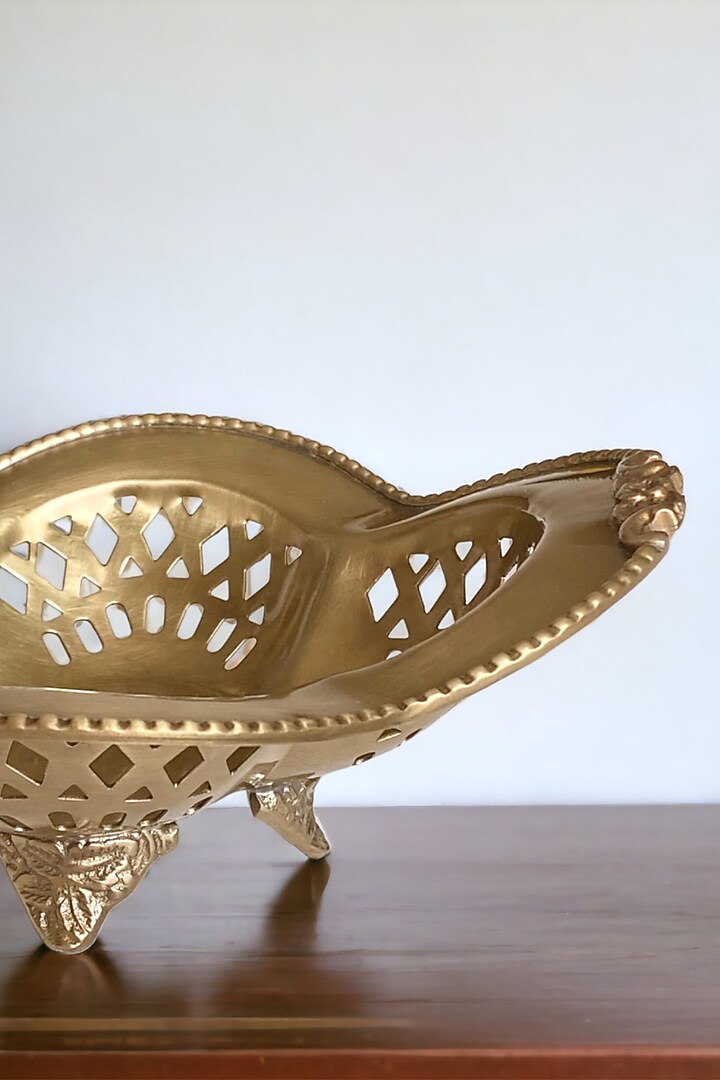 Golden Brass Bowl by Indique at Pernia's Pop Up Shop