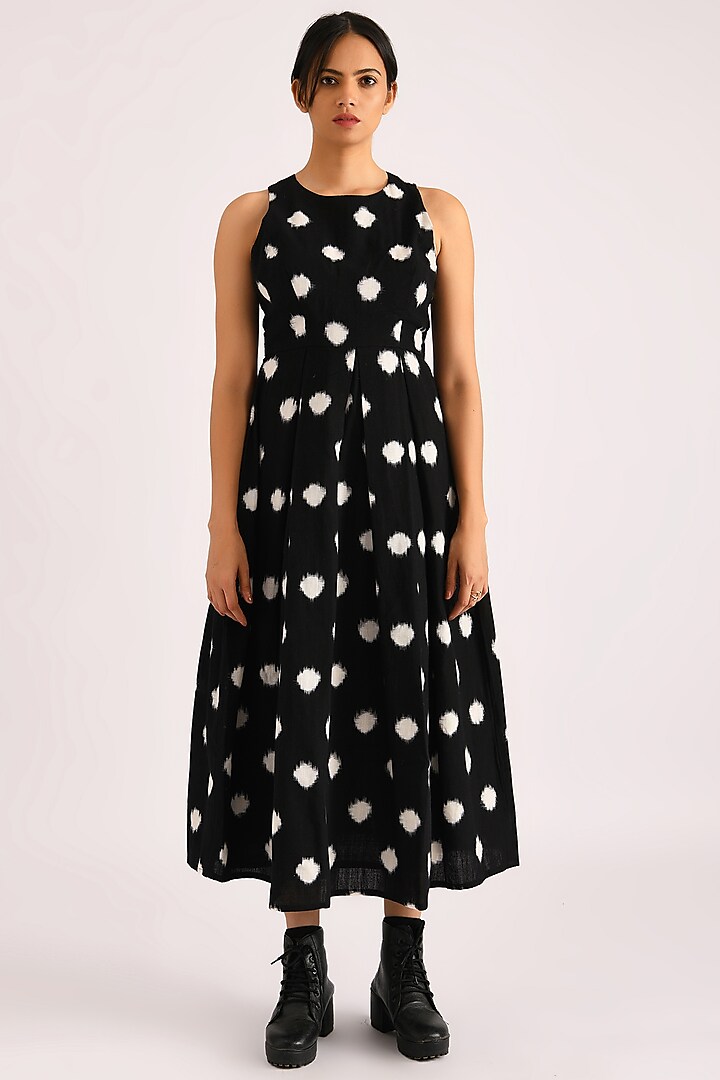 Black Halter Neck Dress by Indigo Dreams at Pernia's Pop Up Shop