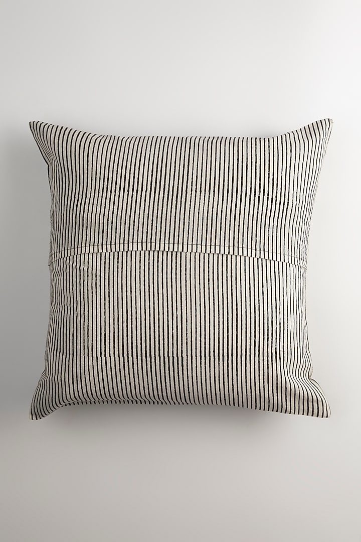 Blue & White Floral Block Printed Cushion Covers (Set of 2) by Inheritance India at Pernia's Pop Up Shop
