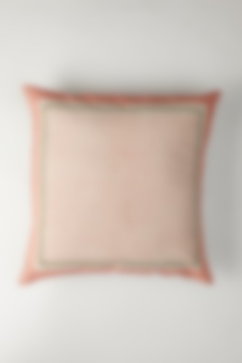 Pink & White Floral Printed Cushion Covers (Set of 2) by Inheritance India at Pernia's Pop Up Shop