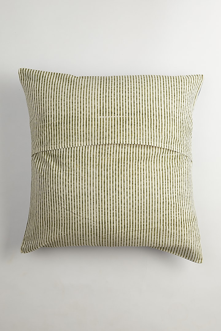 Blue & White Floral Printed Cushion Covers (Set Of 2) by Inheritance India at Pernia's Pop Up Shop
