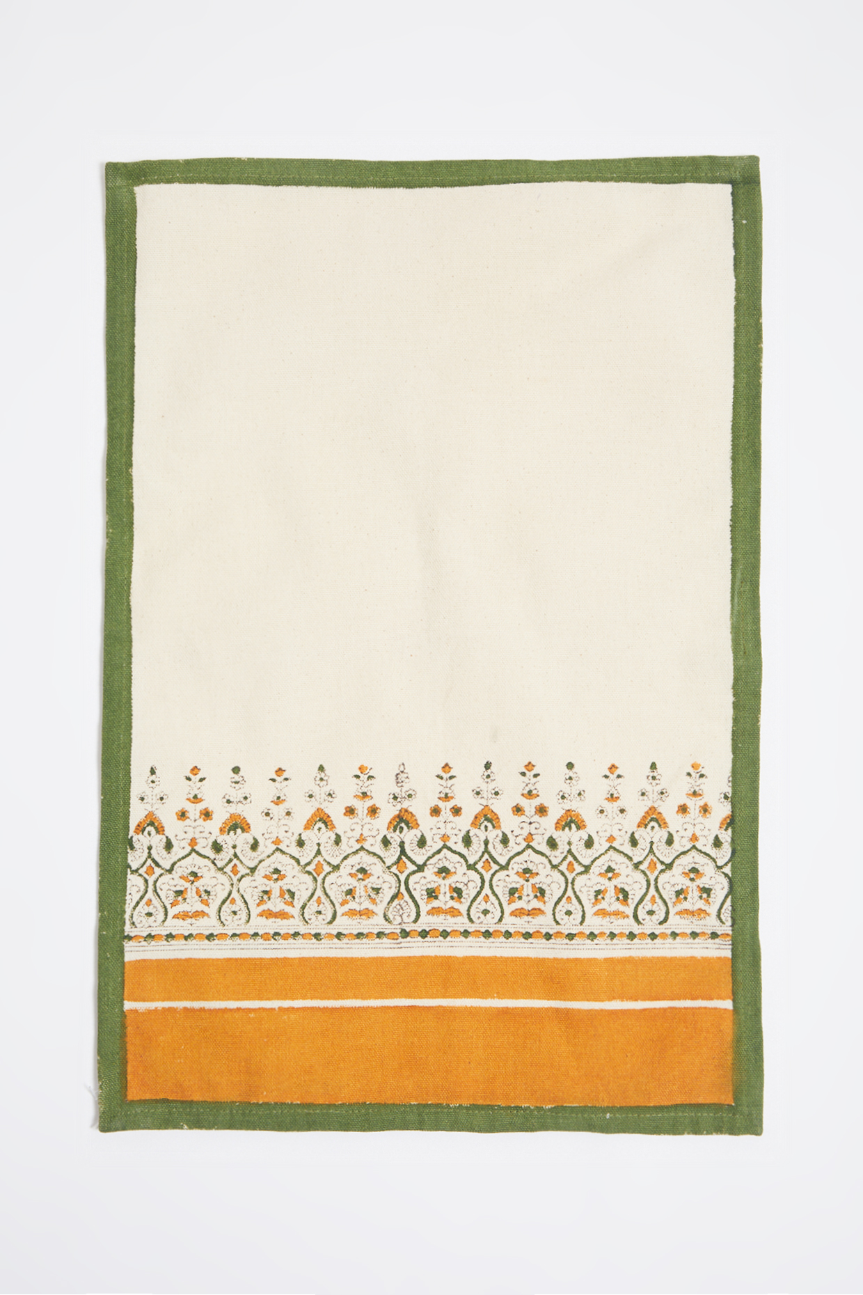 White Linen Table Mats (Set of 4) by Inheritance India at Pernia's Pop Up Shop