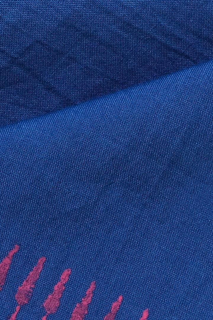 Blue Cotton Hand Block Printed Napkin Set (Set of 2) by Inheritance India at Pernia's Pop Up Shop