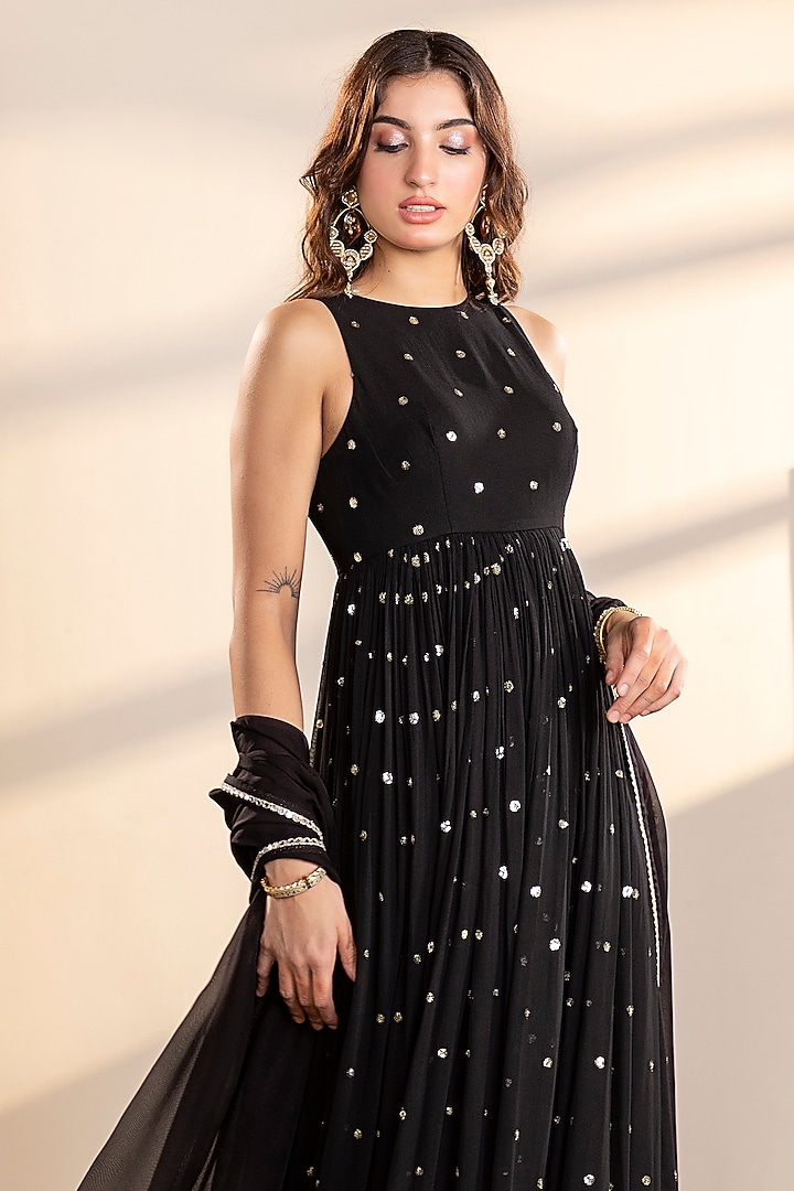 open lace back dress Women Black Keyhole Neck Maxi Dress XL