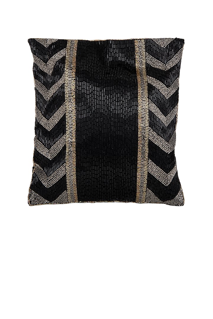 Black Embroidered Potli Bag by Inayat at Pernia's Pop Up Shop