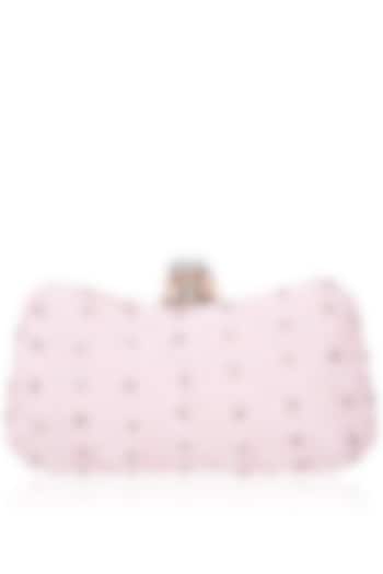 Pink Sequins Box Clutch by Inayat
