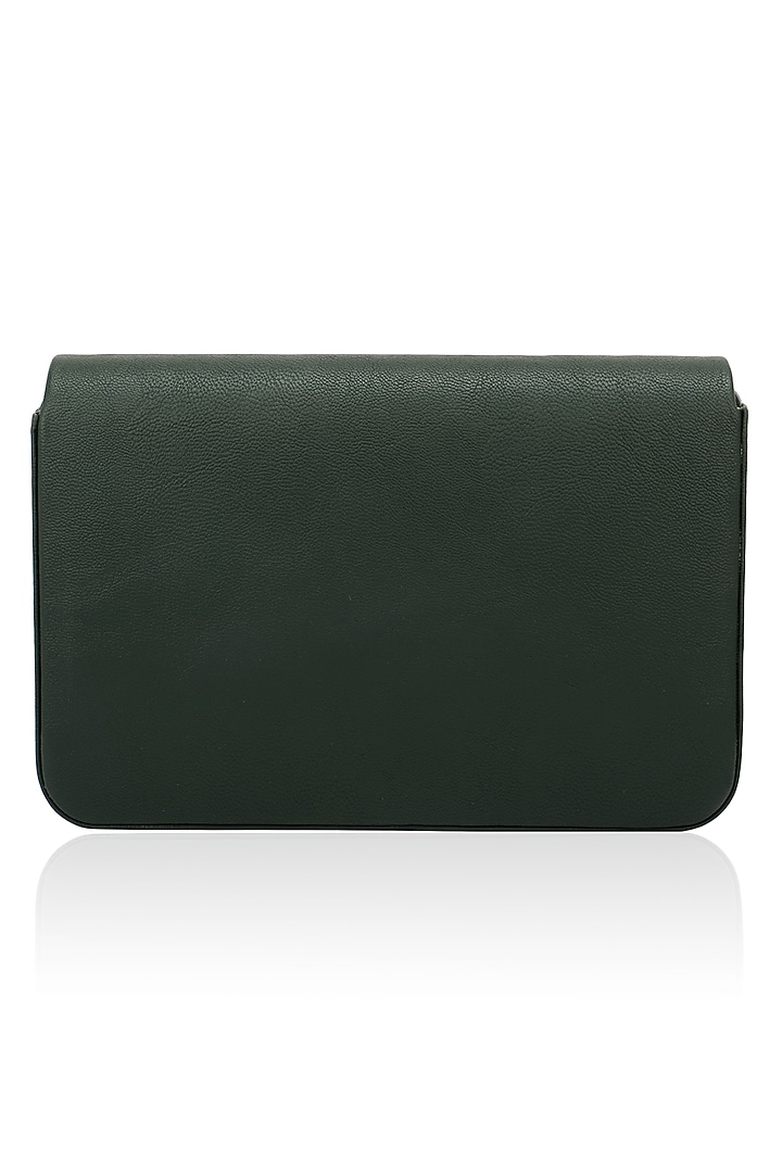 Black floral design magnetic flap over clutch available only at Pernia's Pop Up Shop.