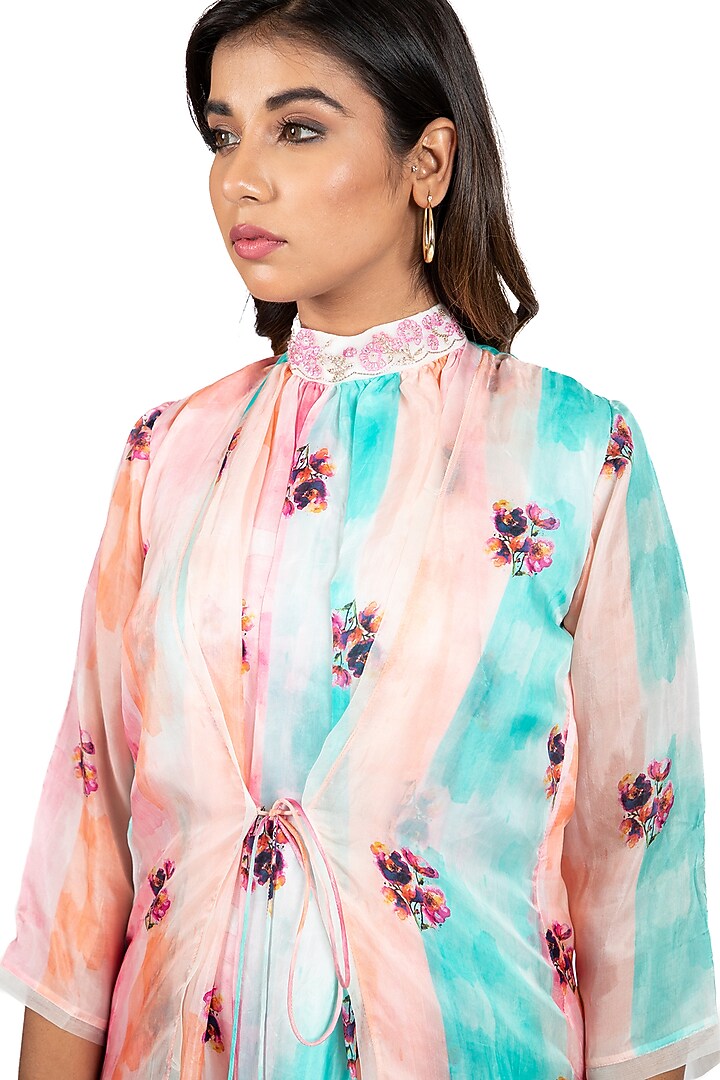 Multi-Colored Embellished Jumpsuit by Islie by Priya Jain at Pernia's Pop Up Shop