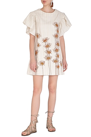 Kora Mini Embroidered Dress by Irabira