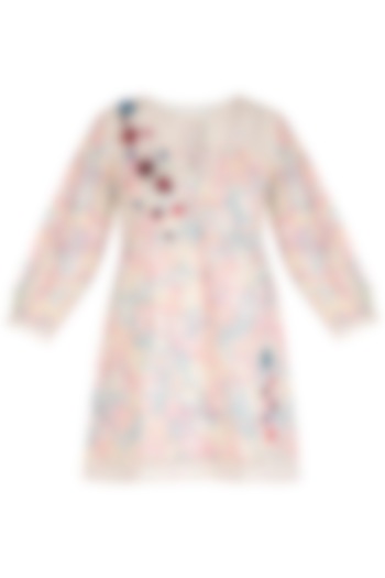 Multi Colored Embroidered Dress by Irabira