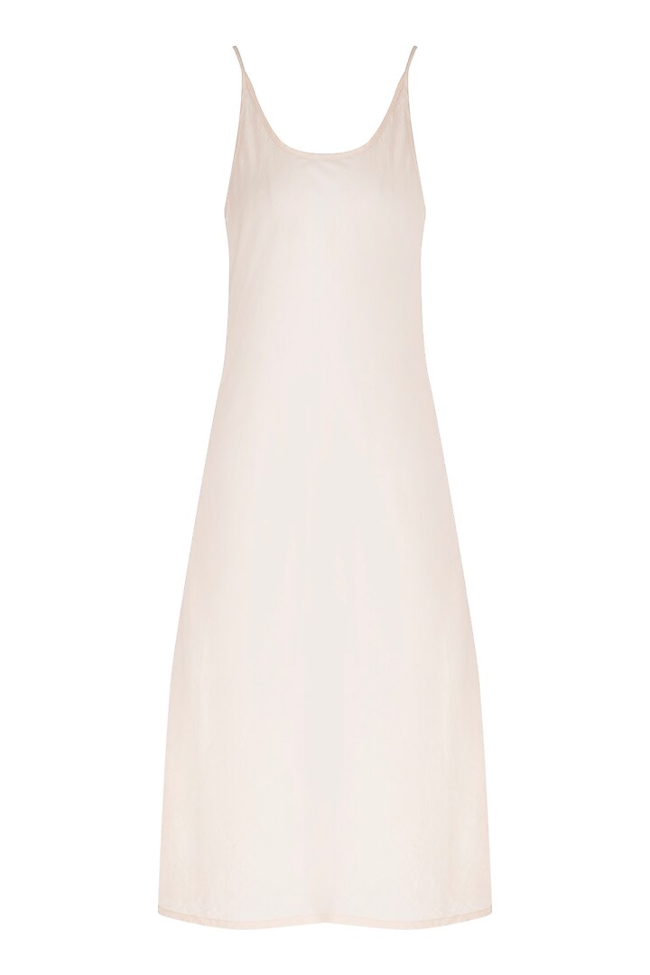 Ochre Pleated, Striped & Embroidered Vacation Dress by Irabira at Pernia's Pop Up Shop