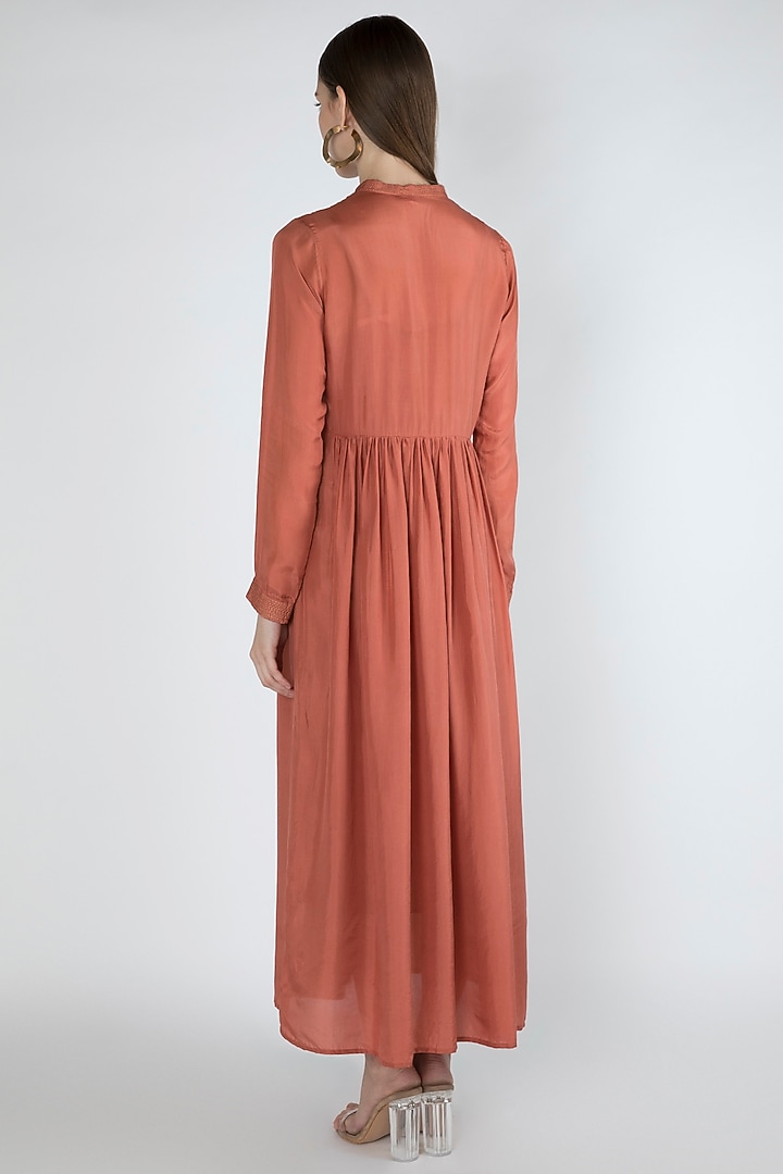 Punch Pink Maxi Summer Dress With Slip by Irabira Urban at Pernia's Pop Up Shop