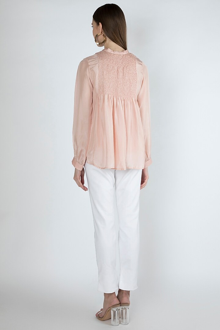Rose Pink Blouse With Slip by Irabira Urban at Pernia's Pop Up Shop