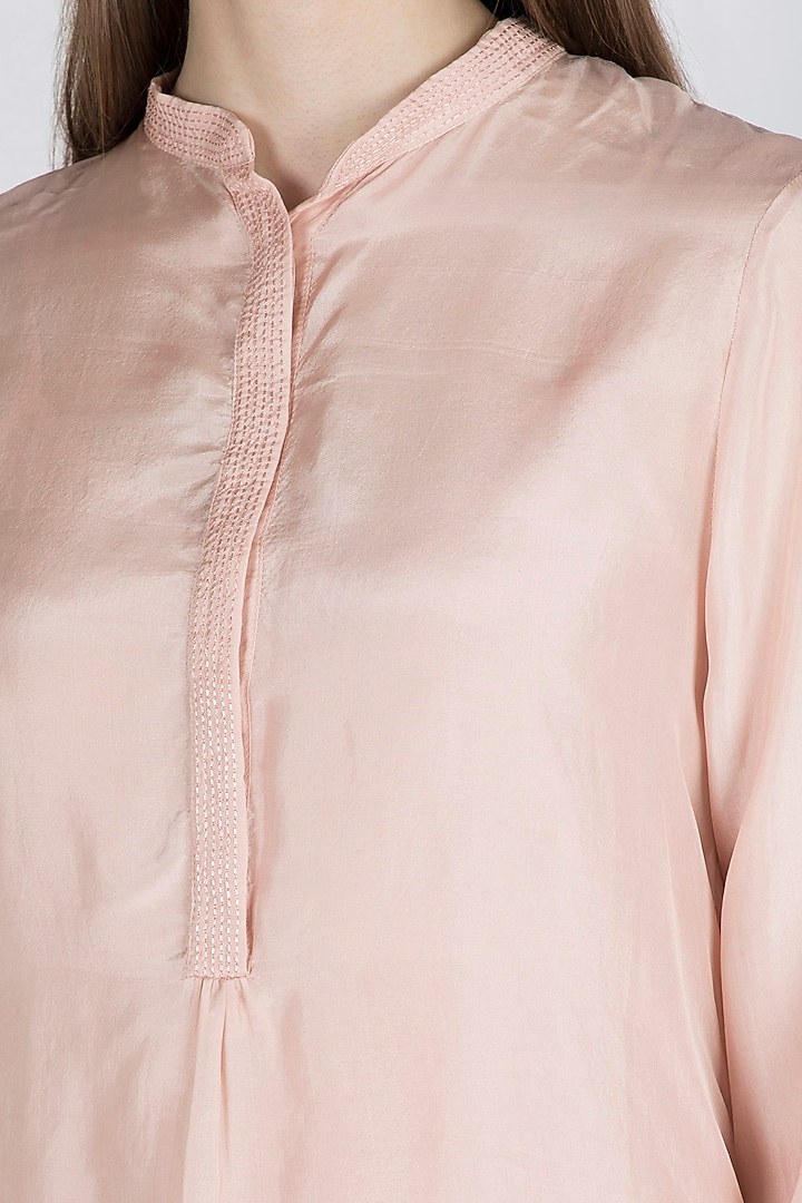 Rose Pink Blouse With Slip by Irabira Urban at Pernia's Pop Up Shop