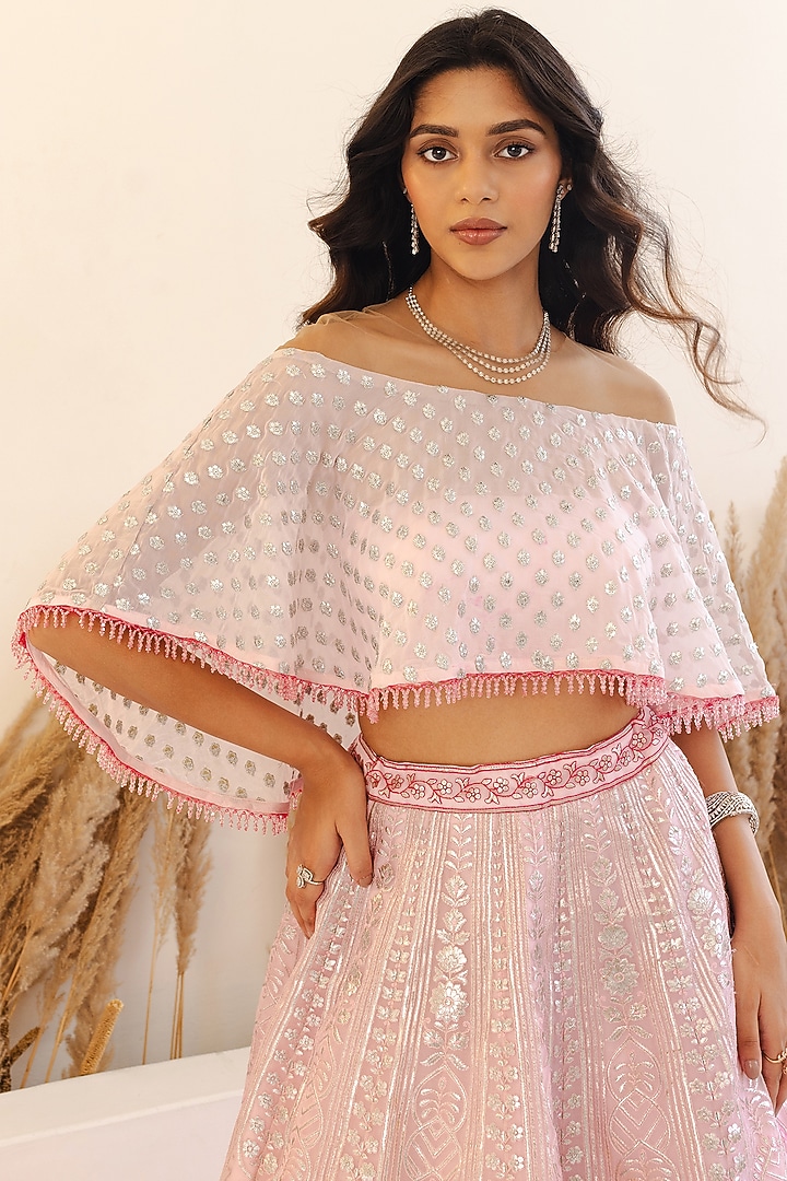 Mint Iris Lehenga set