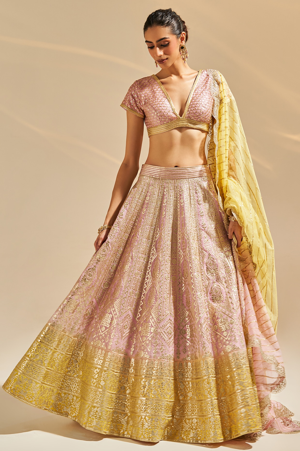 Buy Pink Lehenga Skirts for Women Online in India - Indya