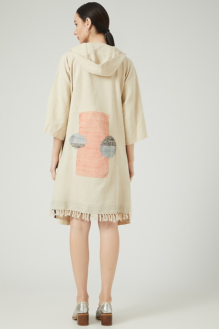 White Printed Jacket by Iro Iro at Pernia's Pop Up Shop