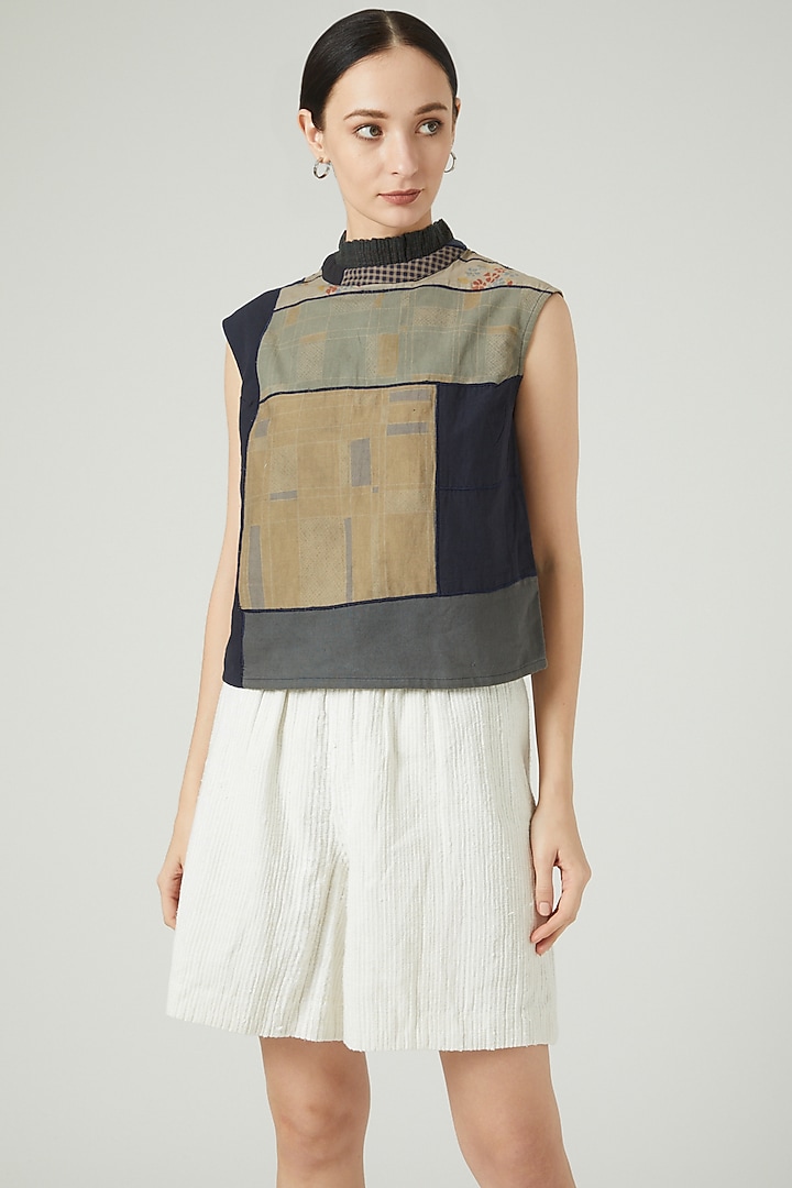 Multi-Colored Printed Top by Iro Iro at Pernia's Pop Up Shop