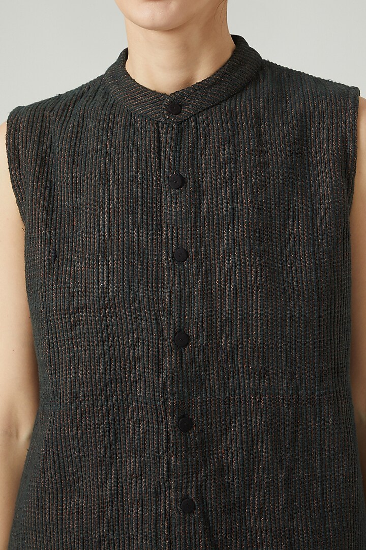 Black Printed Jacket by Iro Iro at Pernia's Pop Up Shop