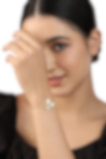 Gold Plated Mirror Bracelet by Isharya at Pernia's Pop Up Shop