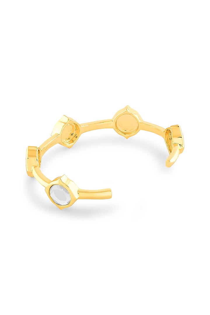 Gold Plated Mirror Cuff by Isharya at Pernia's Pop Up Shop