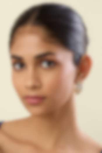 Gold Plated Crystal Zirconia Multi-Colored Enameled Hoop Earrings by Isharya at Pernia's Pop Up Shop